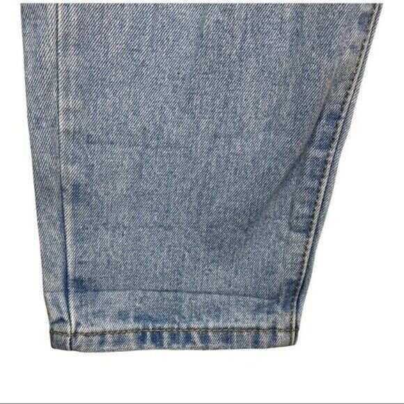 MISSGUIDED Riot Light Wash High Waist Distressed Mom Jeans Graphic Print US 6 - Picture 7 of 12